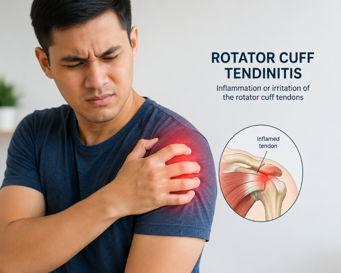 Physiotherapy treatment for rotator cuff tendinitis