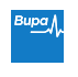 Bupa health insurance logo - accepted at PhysiPro