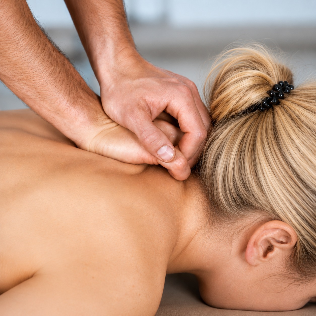 Hands-on manual therapy at PhysiPro clinic