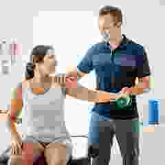 Happy PhysiPro physiotherapy patient