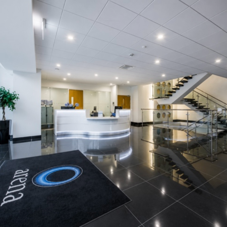 PhysiPro clinic reception interior